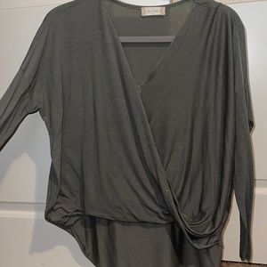 Hunter green long sleeve shirt